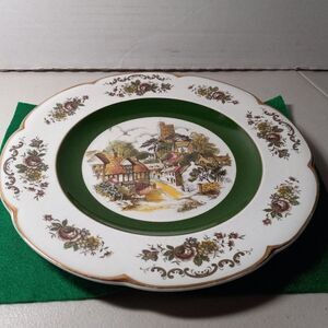 Ascot Service Plate England Alpine White Ironstone Cottagecore Countrycore
